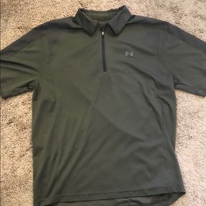 Under armor quarter zip polo